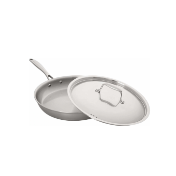 Environmentally friendly healthy stainless steel frying pan