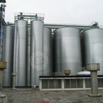 Спирална стоманена плоча силоз за транспортиране на въглища