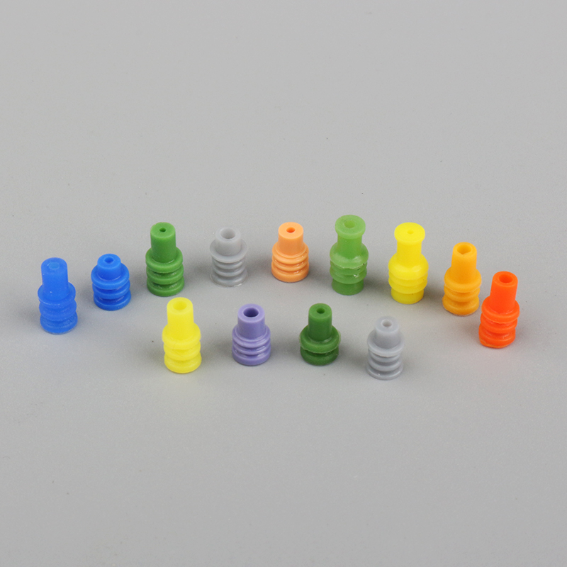 Custom Automotive Connectors Silicone Wire Seal Plug Waterproof Wire Harness Rubber Seal Plug Grommet for Car