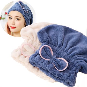 SEQ Hot Selling Microfiber Shower Hair Towel Dryer Cap