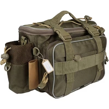Multi-Use Portable Fishing Tackle Bag with Tactical Camouflage