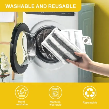 Factory Direct Reusable Microfiber Mop Cloths for Karcher SC Series Vacuums: Efficient Rectangle Cleaning Dust Mop Pads
