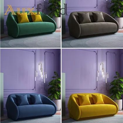 European style fabric folding sofa multifunction sofa bed