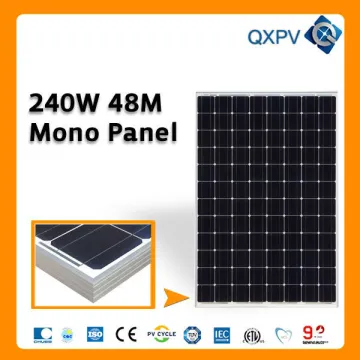 240W Mono Solar panel, green energy , QXPV Brand