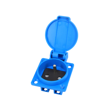 Single Phase Industrial Socket Schuko French NF Certified