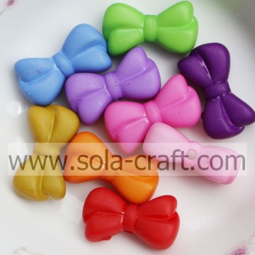 Matte Loose Plastic Beads Fashion Acrylic Solid Jewelry Butterfly Beads