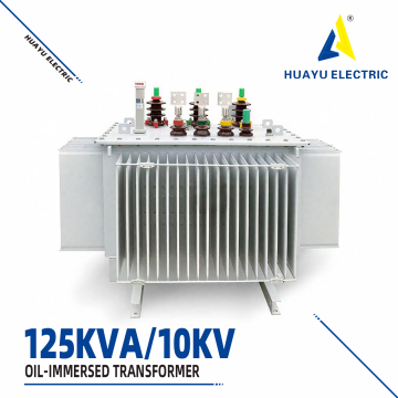 125KVA 10KV Yağa batırılmış transformatör Düşük Kayıp