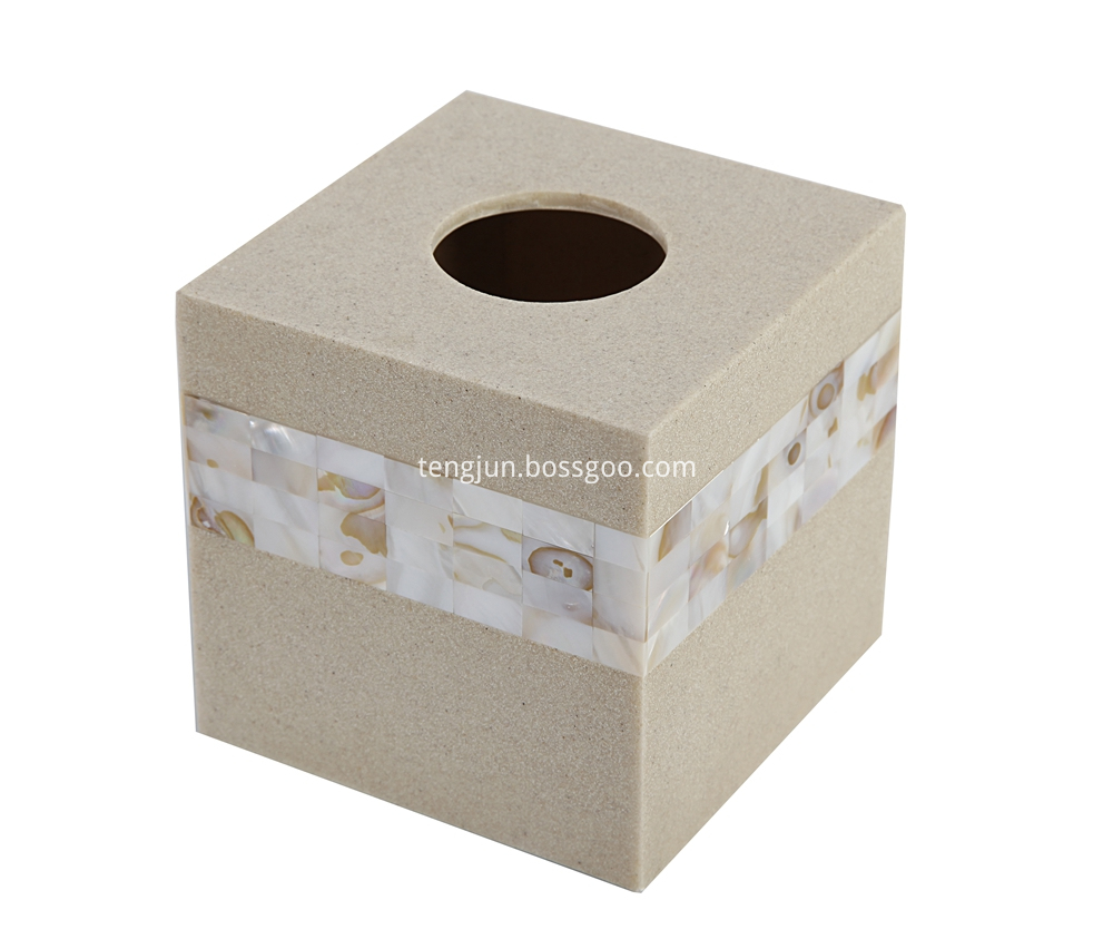 sanstone square tissue box