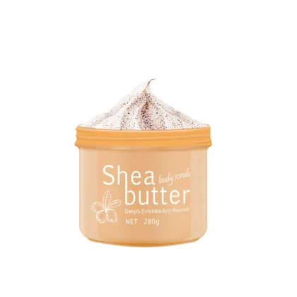 body scrubs cream dead skin peel off natural exfoliating whitening shea butter body scrub