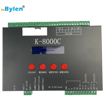 K-8000C Addressable LED Strip with SD Card and DMX 512 Controller