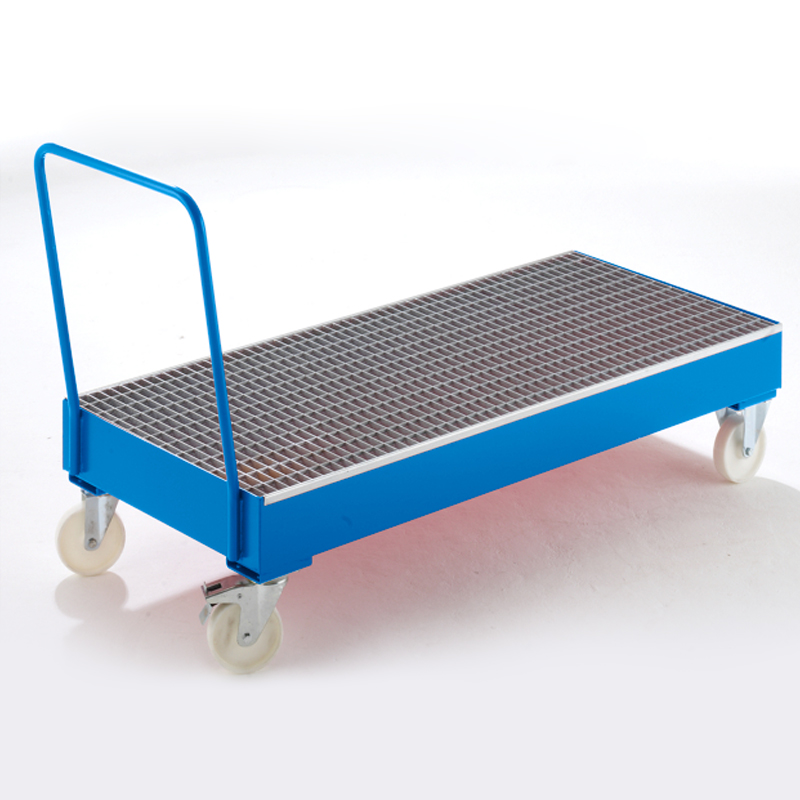 Mobile sump tray for 60/200 litre drums