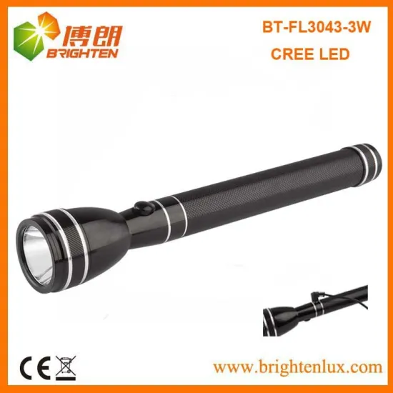 Factory Supply 2SC Nicd Aluminum Hunting Long Range CREE XPE 3W Rechargeable Flashlights led