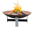 Portable and assemblable Corten Steel Fire Pit