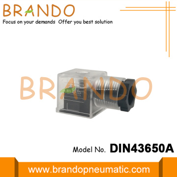 DIN 43650A 암 스레드 전자 밸브 커넥터
