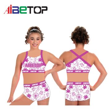 Hochwertiger Cheersport -BH und Shorts