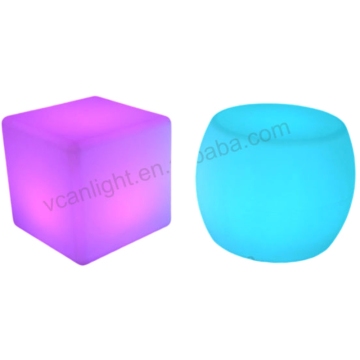 Rechargeable LED Lighting Stool with 16 Color Changes