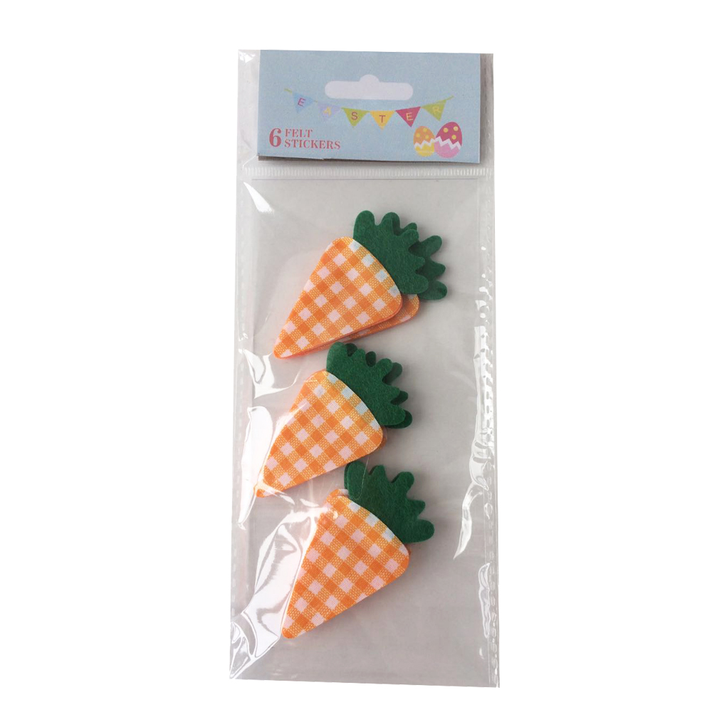 Carrot Pattern Easter Sticker