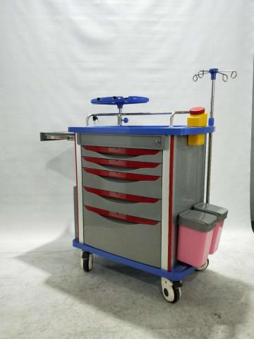 ABS Hospital Medical Emergency Trolley For Sales