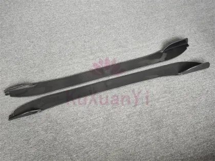 13-19 Jaguar F-TYPE C Style Carbon Fiber Side Skirt Extension Kit