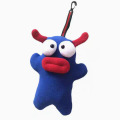 Pendre en peluche en peluche en peluche de poupée bleue créative drôle créative