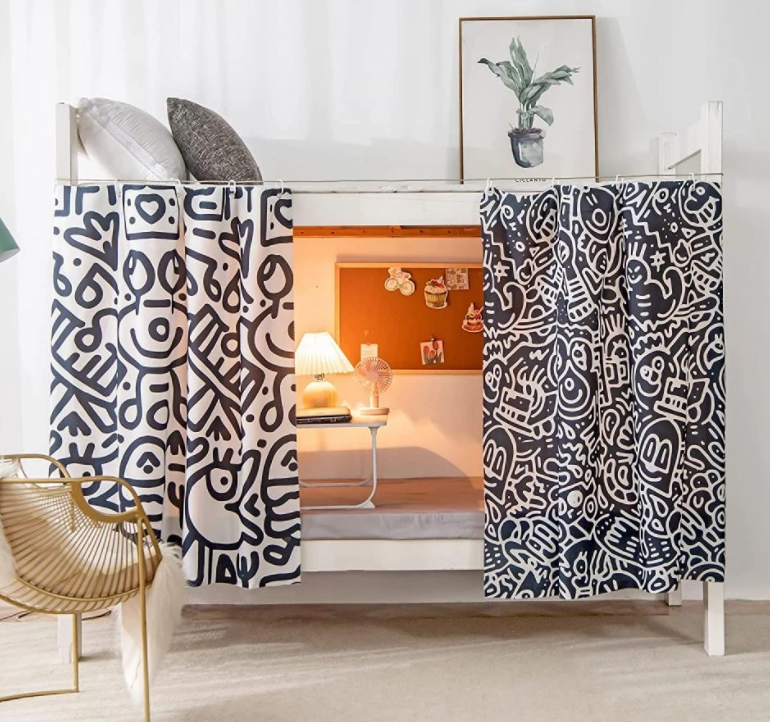 Light Blocking Privacy Bed Curtain