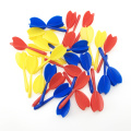 30pcs/Lot 6mm Screw Thread Plastic Darts Flights 7.5cm Dart Shafts for Dartboard Game Accessories