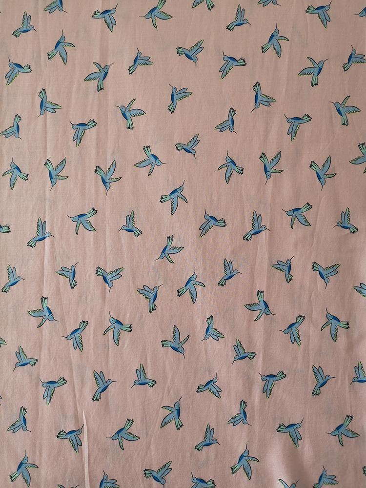 Birds Design Rayon Poplin shuttle 45S Tela de impresión