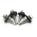 External hex washer head self drilling screw