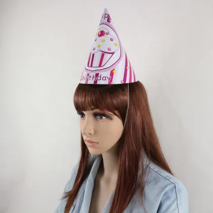 Popular Paper Kids Party Hats for Birthday Celebrations