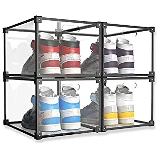Thickened Plastic Household Clamshell Shoe Box Storage Cabinet