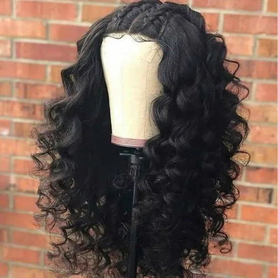 Cheap Loose Deep Wave Raw Peruvian Virgin Human Hair Hd Full Lace Front Human Hair Wig Lace Closure Wig For Black Women Vendor