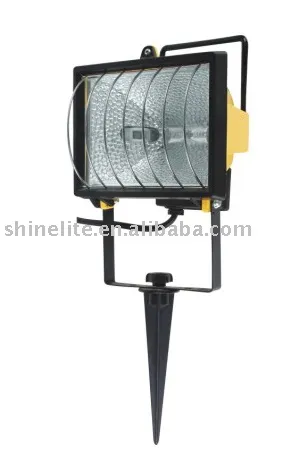 Halogen outdoor lighting with Pin