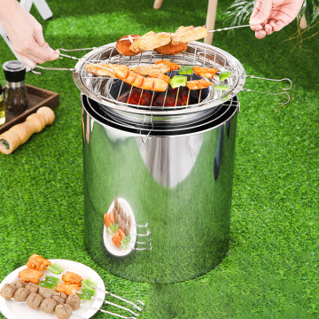 Family-Style Grill Chicken Machine with Windproof Design and Cooling Holes