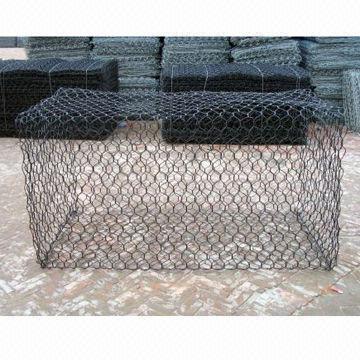 Gabion Boxes/Wire Cage Rock Wall, Easy to Install