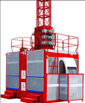 Construction Hoists: CE Certified Models 20m-200m, SC100, 200Series - Passenger & Material Elevators