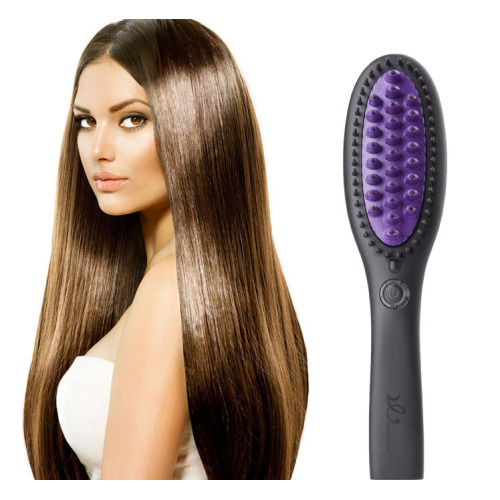 Fashion Design Electric Hair Straightening Ionic Brush