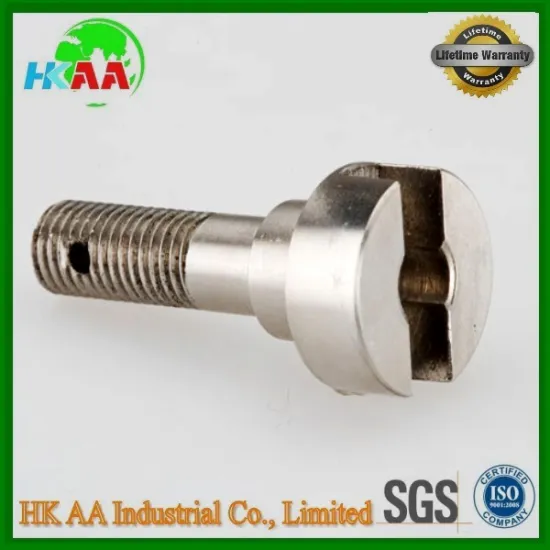 High precision cnc machining steel adjustment screw, adjustable screw feet for scissors