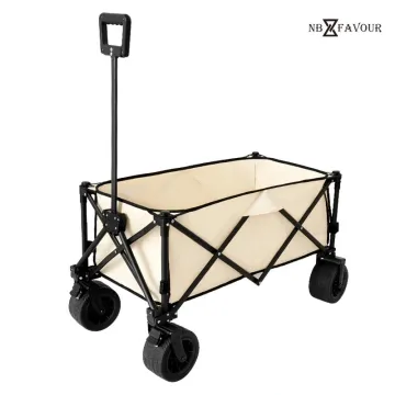 Nb-Favour Large Capacity Beach Trolley Waterproof Cart for Outdoor Sports Shopping Camping