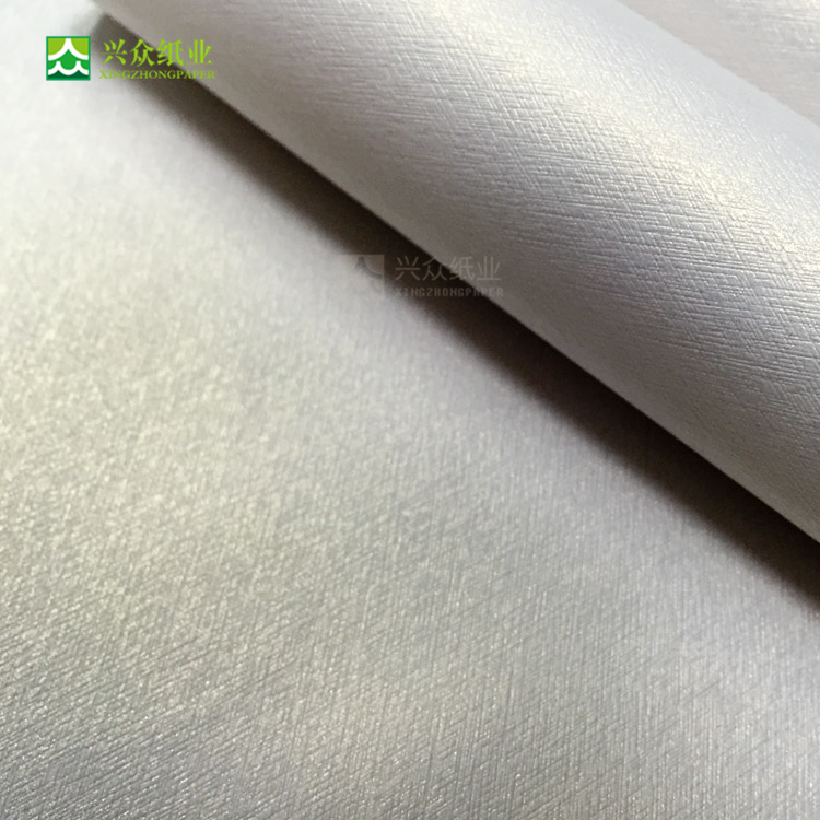 Comb Embossed Ice-white Pearl Paper
