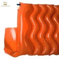 キャンプ用オレンジエアマットレス