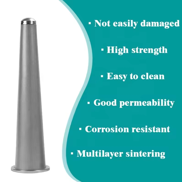 304 316l stainless steel sintered filters mini powder microns porous tube sintered metal filter