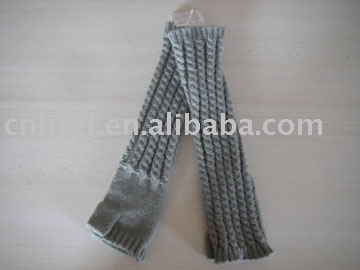 knitted long arm warmer