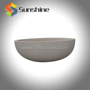 White Limestone Oval Shape Bathtubs