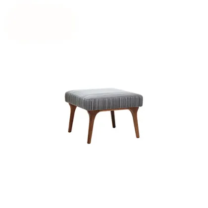 Fabric Upholstered Footstool Zio Ottoman