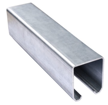 Sliding door roller track for hanging door trolley