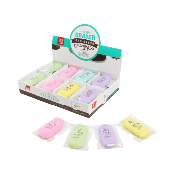Oval Shaped Cartoon Soap Eraser for Kids