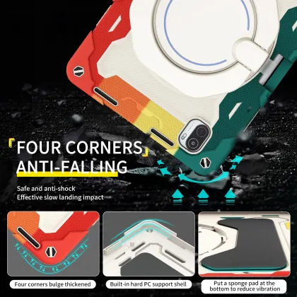 360 Rotation Hard Plastic Rugged Shockproof Kickstand Kids Tablet PC Cover for Xiaomi Mi Pad 5 - Armor Case" 

However, for a more concise and SEO-friendly title, you might consider:

"Rugged 360 Rotating Shockproof Case for Xiaomi Mi Pad 5