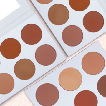 Custom Logo Pressed Powder Bronzer and Highlighter Contour Palette