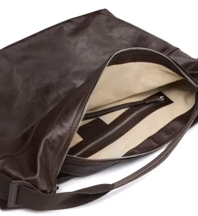 Large brown shoulder bag