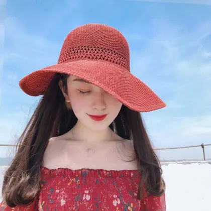 Customized Wide Edge Super Foldable Sun Hat - Versatile Summer Sunscreen Hat